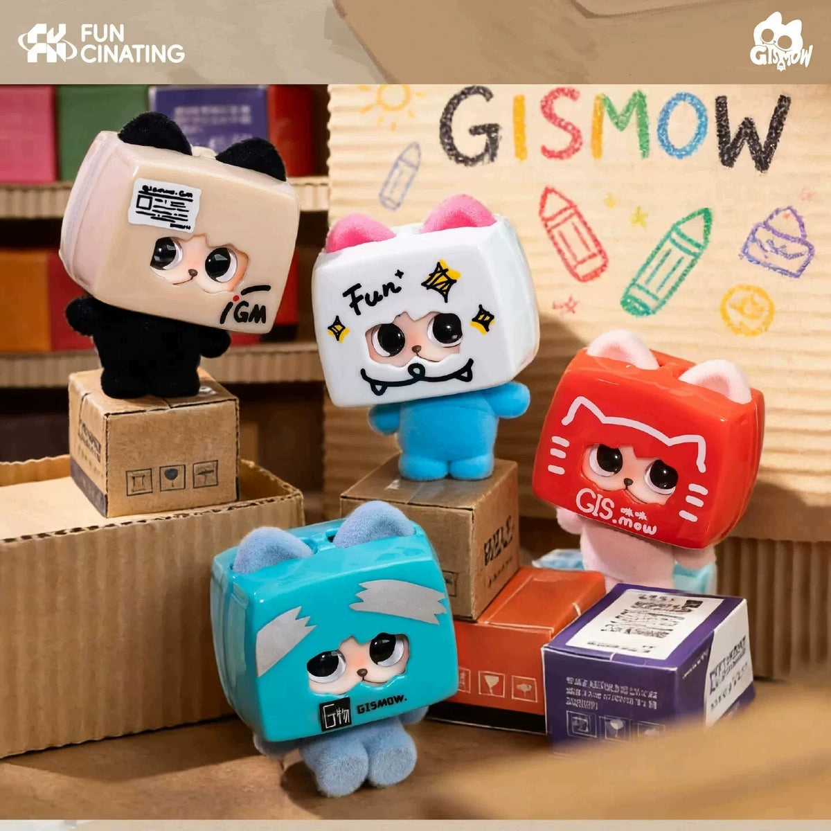 GISMOW-Hide And Seek Alliance Series Blind Box#Collectible Bean Figures #Kawaii Mini Beans #Tiny Pocket Beans