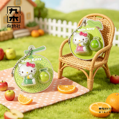 Miniature Hangtag Hello Kitty Sweet Fruit Story Series#Collectible Bean Figures #Kawaii Mini Beans #Tiny Pocket Beans