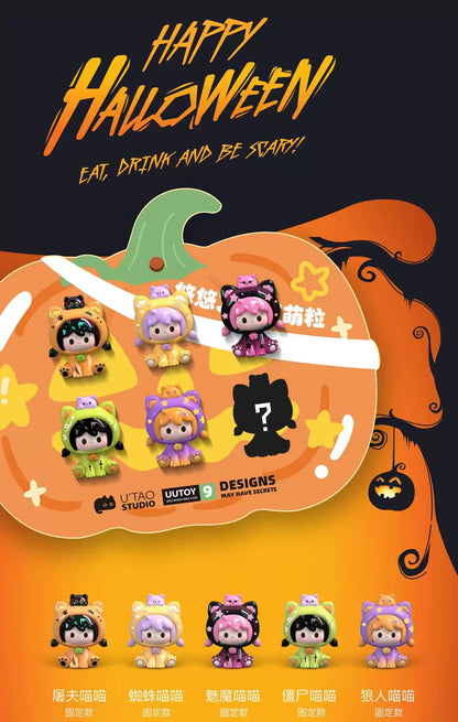 UUTOY Happy Halloween Mini Figure Hanging Card