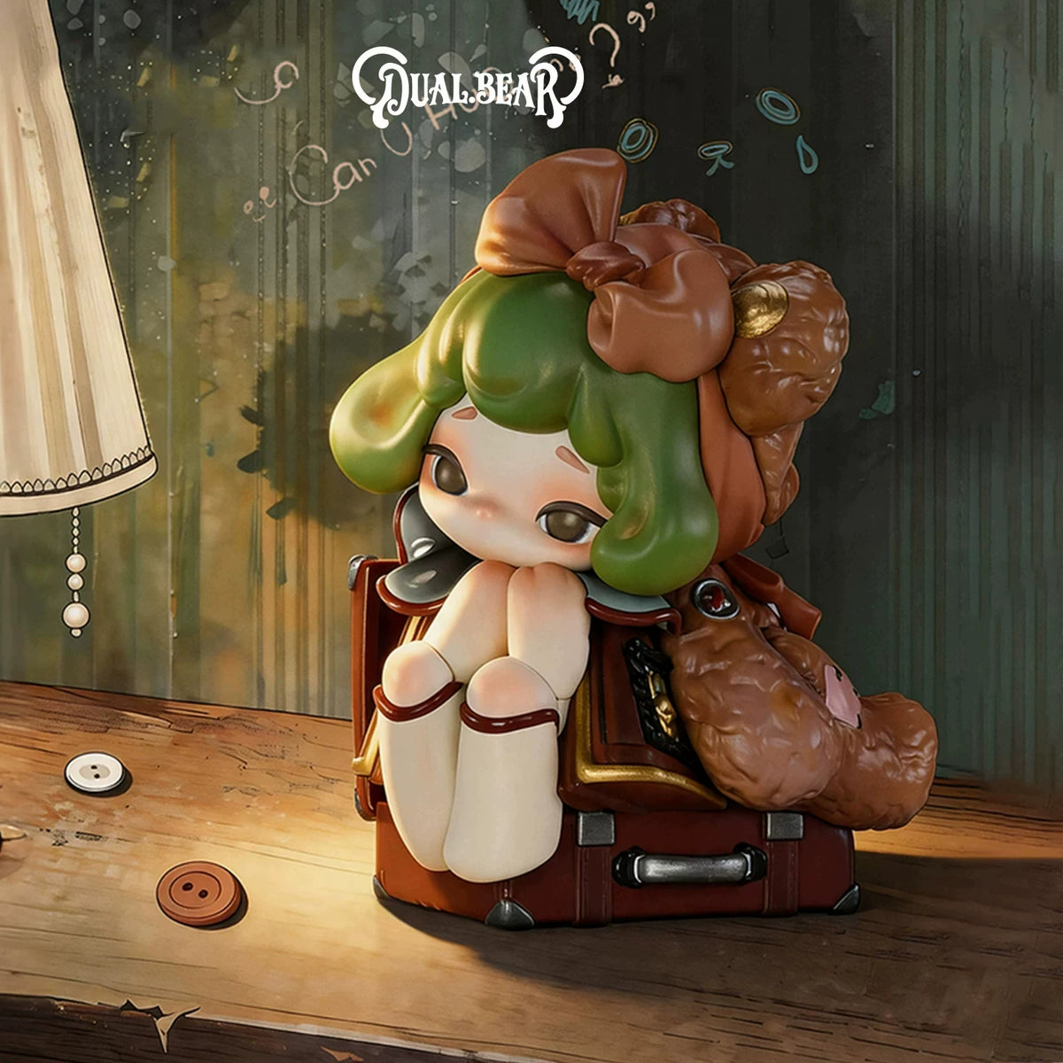 Dual bear-Attic Encounter Series Figures Blind Box#figures#collectibles#blindbox