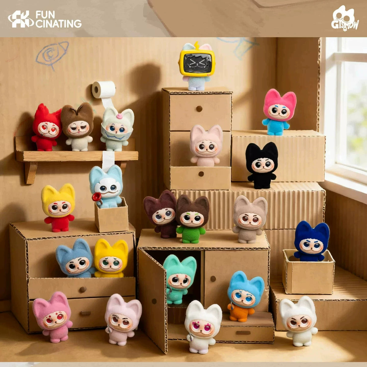 GISMOW-Hide And Seek Alliance Series Blind Box#Collectible Bean Figures #Kawaii Mini Beans #Tiny Pocket Beans