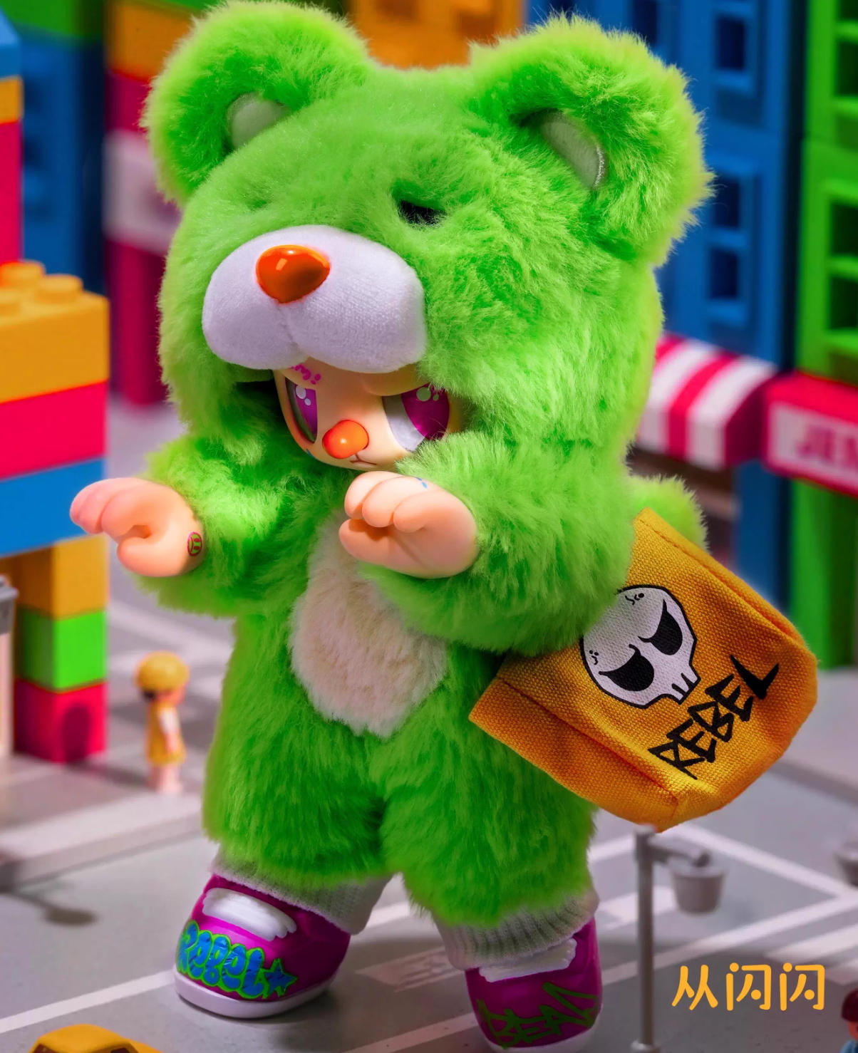【T】REBEL BEAR find A bag series Vinyl Plush Blind Box