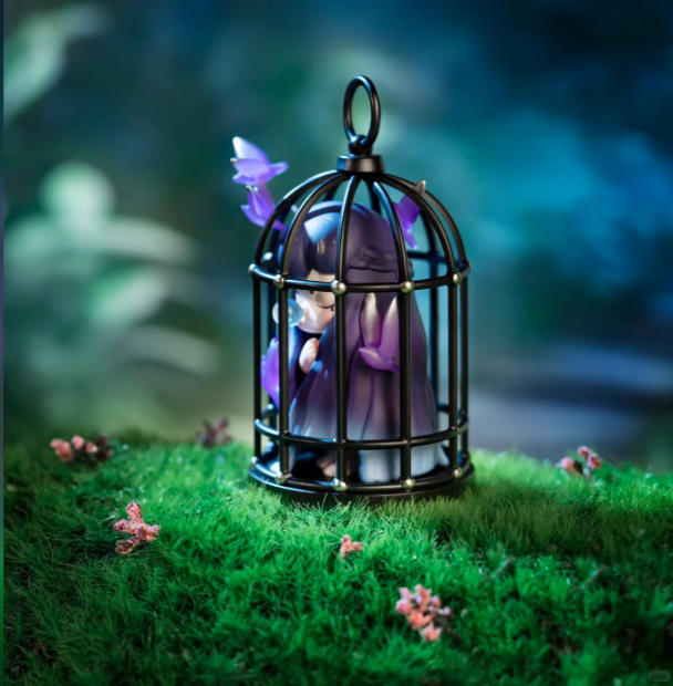【L】Rolife Nanci Caged Bird Limited Edition#RareCollectible #LimitedRun#FigureCollection#Hanging Card