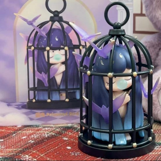 【L】Rolife Nanci Caged Bird Limited Edition#RareCollectible #LimitedRun#FigureCollection#Hanging Card