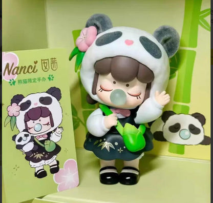 【L】Rolife Nanci Panda Limited Edition Figure#CollectibleStatue#RareCollectible#LimitedRun#Hanging Card