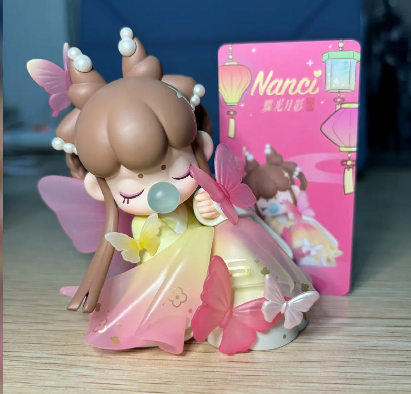 【L】Rolife Nanci Butterfly Glow & Moonlit Shadow — Custom Edition#FigureCollection#LimitedRun#RareCollectible#Hanging Card