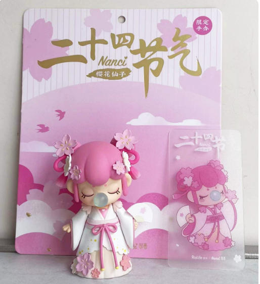 【L】Rolife Nanci Sakura Fairy Limited Edition Hanging Card Figure#Cute Plush Toy#LimitedRun#RareCollectible#Hanging Card