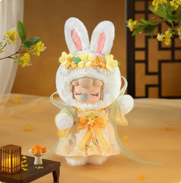 【L】Rolife Nanci Mid-Autumn Limited Edition Laurel Bunny Plush Charm#Collectible Plush#RareCollectible#LimitedRun#Hanging Card