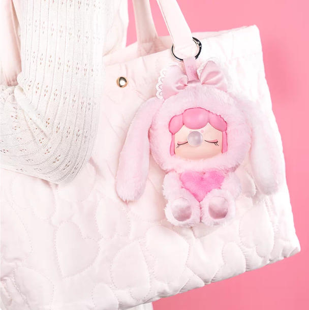【L】Rolife Nanci Heart Bunny Limited Edition Charm#RareCollectible#LimitedRun#Cute Plush Toy#Hanging Card