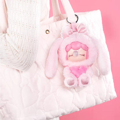 【L】Rolife Nanci Heart Bunny Limited Edition Charm#RareCollectible#LimitedRun#Cute Plush Toy#Hanging Card
