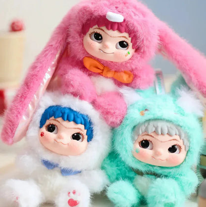【T】Wakuku-Fox&Bunny,Trick Or Treat Series Plush Blind Box