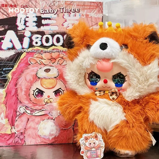 【T】Baby Three 800% Artificial Intelligence Plush toy doll