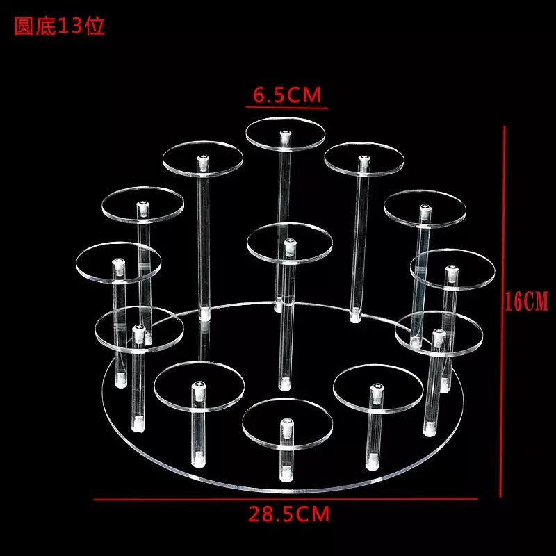 Round Acrylic Display Stand for Figures