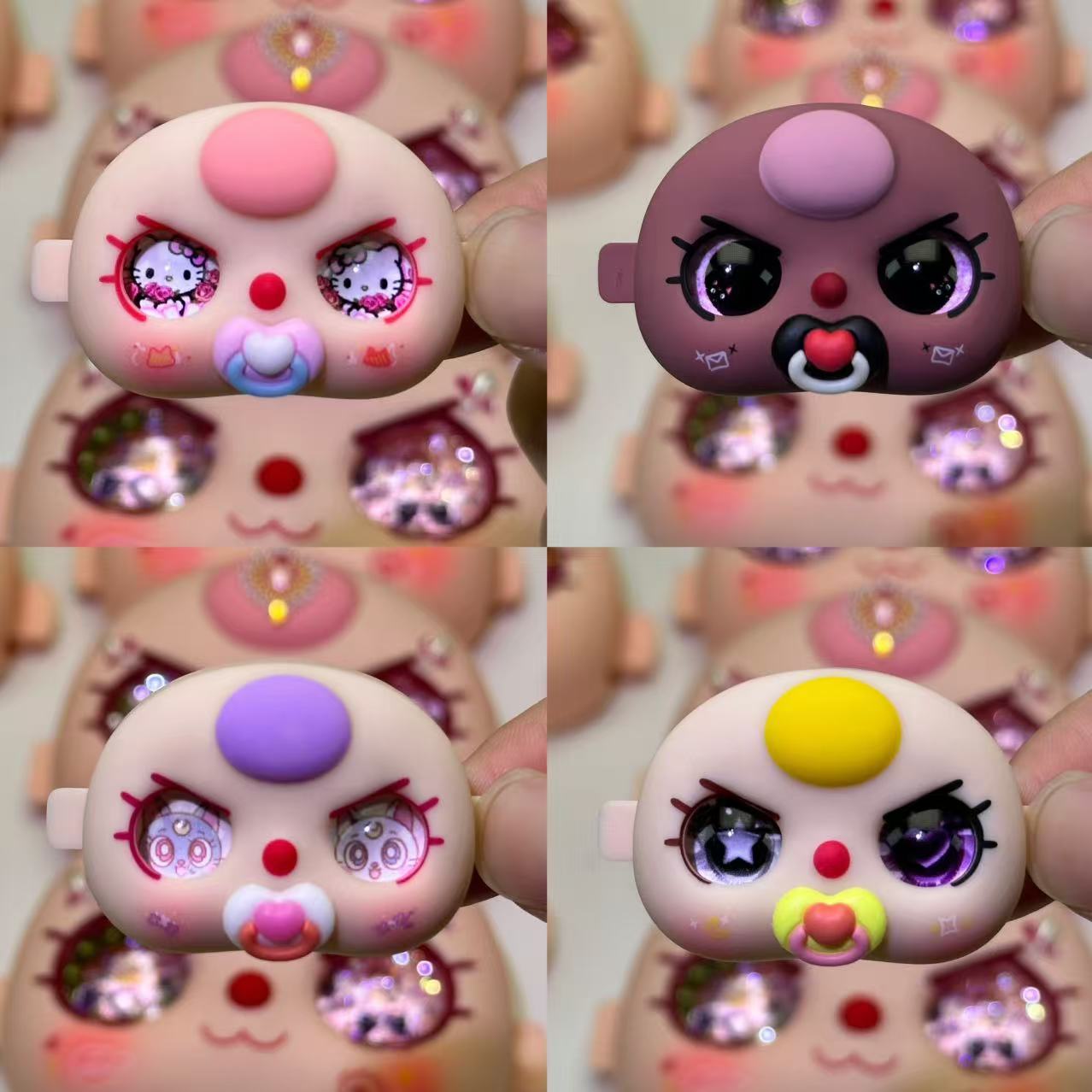【T】Baby Three Doll Face Replacment