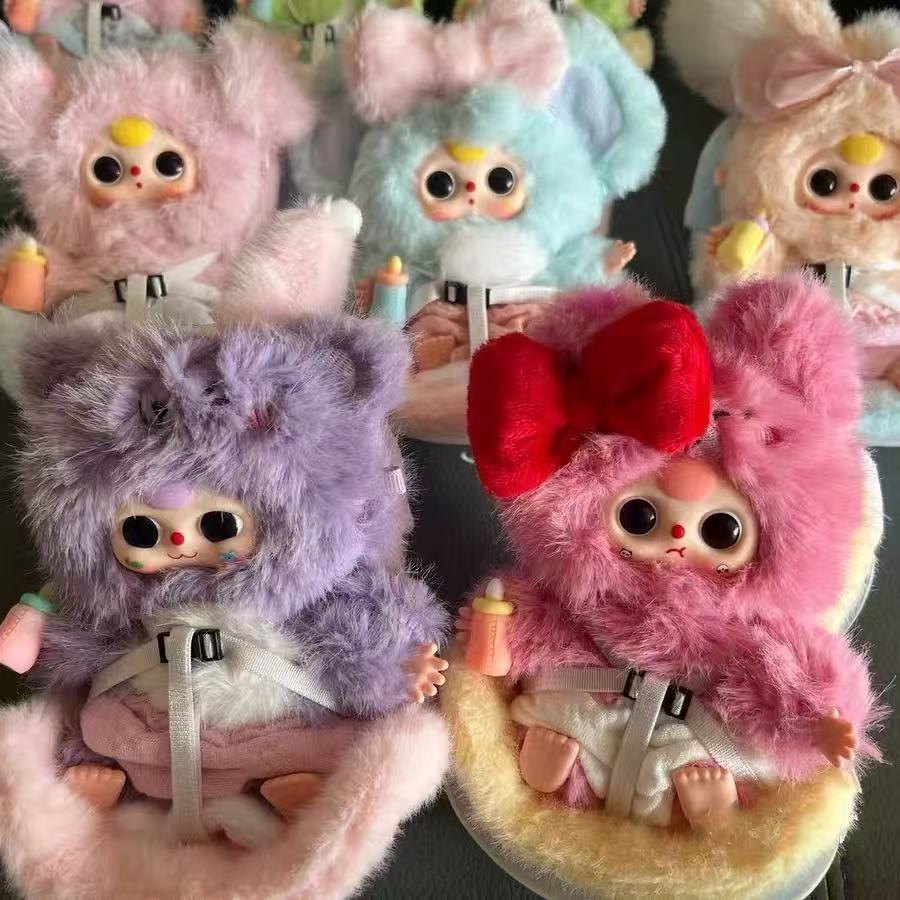 【T】Baby Three-Vehicle-mounted Baby  plush blind box