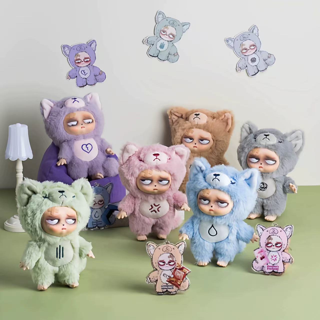 【T】SLEEPLESS GRUMPIPI Series Plush Blind Box