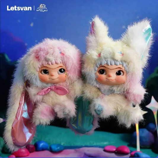 【T】Wakuku-Fox&Bunny,Trick Or Treat Series Plush Blind Box