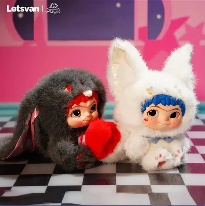 【T】Wakuku-Fox&Bunny,Trick Or Treat Series Plush Blind Box