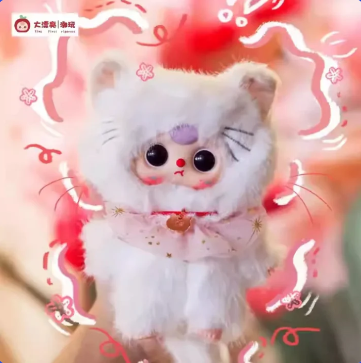 【T】Baby Three-Whose Cat Plush Blind Box Am I
